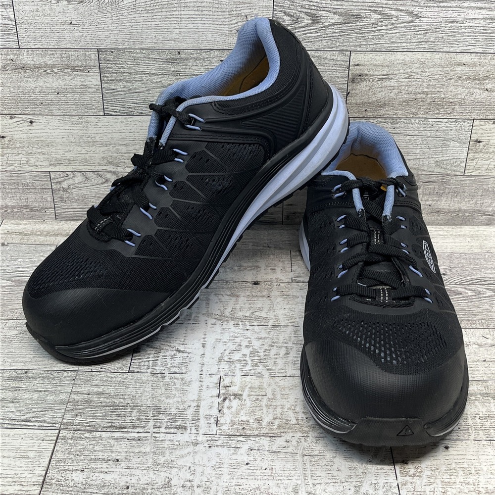 Keen Utility Vista Energy Black Blue Carbon‎ Toe Work Shoes Women Size 9.5M